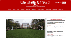 Desktop Screenshot of dailycardinal.com