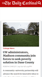 Mobile Screenshot of dailycardinal.com